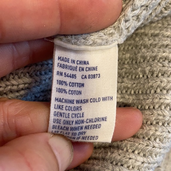 American Eagle Beige Chunky Cotton Cardigan XS - Picture 12 of 12